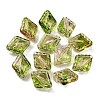51Pcs Transparent Two Tone Acrylic Beads LS-MACR-K359-19B-1
