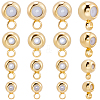 60Pcs 4 Styles Brass Tube Bails KK-BBC0022-76-1