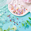 150Pcs 10 Colors Cubic Zirconia Bead ZIRC-TA0001-25-5