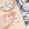 GOMAKERER 72Pcs 3 Style Irregular Rhombus Glass Sew On Rhinestone GLAA-GO0001-14-3