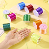 10 Rolls 10 Colors Flat Elastic Crystal Thread EW-TA0001-07-6