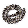 Handmade Foil Glass Lampwork Beads Strands FOIL-Q002-09D-2