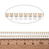 Iron & ABS Plastic Imitation Pearl Tennis Chains CH-Q006-01A-03-3