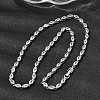 Brass Micro Pave Cubic Zirconia Geometric Tennis Necklaces NJEW-C121-02C-P-2