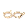 Eco-friendly Brass Spring Ring Clasps KK-D082-01D-G-2