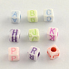 Colorful Craft Style Acrylic Beads MACR-Q153-M001-1