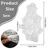 Flower Gauze & Sequin Embroidery Ornament Accessories DIY-WH0430-464B-2