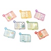 Double Face Transparent Printed Acrylic Pendants AC-CBA4EF4-04-1
