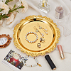 Round Iron Jewelry Plates DJEW-WH0007-93A-4
