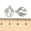 Non-Tarnish 304 Stainless Steel Charms STAS-J042-06P-3