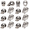 60Pcs 2 Styles Zinc Alloy European Beads FIND-SC0012-29-1