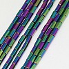 Electroplate Non-magnetic Synthetic Hematite Beads Strands G-J166-4x2mm-04-1