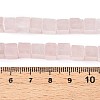 Natural Rose Quartz Beads Strands G-T139-6x6-05A-5