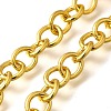 Rack Plating Brass Link Chains CHC-M027-01G-2