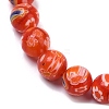 Handmade Millefiori Lampwork Beads Strands LAMP-G166-10B-2