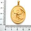 Religion Golden Tone 304 Stainless Steel Pendants STAS-K289-01G-03-3