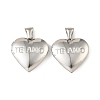 316 Stainless Steel Locket Pendants STAS-K321-21P-1