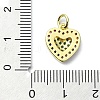 Brass Micro Pave Colorful Cubic Zirconia Pendants KK-H475-14G-02-3