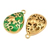 304 Stainless Steel Enamel Pendants SA-CBAF5D5-06G-2