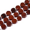 Natural Red Jasper Beads Strands G-P534-A19-02-4