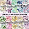 5 Colors ABS Plastic Imitation Pearl Beads KY-YW0001-63D-2
