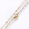 304 Stainless Steel Cable Chains Necklaces MAK-L015-26B-1
