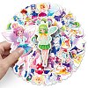 50Pcs Fairy PET Stickers PW-WGFC600-01-6