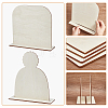 Wood Hat Stand Display Set ODIS-WH0099-24-4