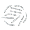 SHEGRACE Brass Pave Clear Cubic Zirconia Connector Charms XGRQ3P287-641P-1