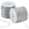 2 Rolls Polyester Metallic Elastic Round Cord OCOR-CY0003-50B-1