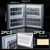 80 Slots PP Nail Stickers Empty Storage Showing Holder Organizer MRMJ-WH0064-41-2