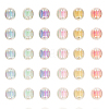 60Pcs 6 Colors Transparent Clear Acrylic Beads OACR-CJ0001-15-3