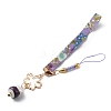 Brass Pendant Keychains HJEW-WH0039-15C-2