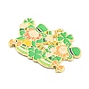 Saint Patrick's Day Alloy Enamel Pendants ENAM-P251-B05-LG-2