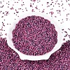 Spray Painted Picasso Cylinder Glass Seed Beads GLAA-T028-12A-01-3