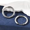 Tarnish Resistant 304 Stainless Steel Hoop Earrings EJEW-P177-P-16-2