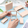 3 Bags 3 Styles Square Transparent PE Thin Film Suspension Jewelry Display Box CON-TA0001-38D-7