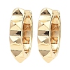 Brass Spike Hoop Earrings EJEW-I289-16KCG-1