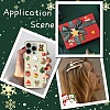 45Pcs 15 Styles Christmas Opaque Resin Cabochons RESI-YW0001-99-6