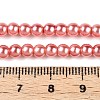 Baking Painted Pearlized Glass Pearl Round Bead Strands HY-Q003-4mm-77-A-2