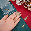 5Pcs Brass Micro Pave Cubic Zirconia Pendants ZIRC-BBC0002-88A-3
