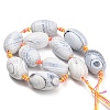 Natural Fire Crackle Agate Beads Strands G-A321-J06-01-5