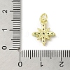 Brass Micro Pave Cubic Zirconia Charms KK-M283-16A-02-3