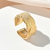 304 Stainless Steel Cuff Open Rings for Women RJEW-L341-03A-G-2