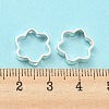 Rack Plating Brass Bead Frames KK-WH0084-02S-3