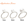 Brass Cup Peg Open Cuff Ring Settings KK-G518-02P-02-4