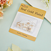 20Pcs 2 Styles Brass Earring Hooks KK-BBC0011-29-6