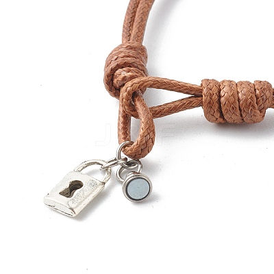 Adjustable Korean Waxed Polyester Cord  Bracelets X1-BJEW-TA00001-1