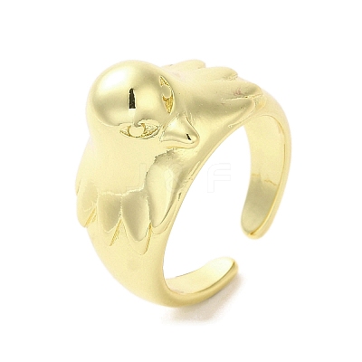 Rack Plating Brass Finger Ring RJEW-C072-09G-1