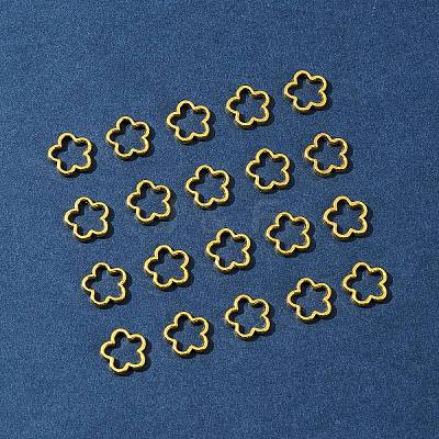 50Pcs Tibetan Style Alloy Bead Frame TIBEB-FS0001-10AG-1